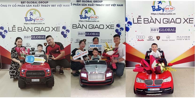 Lễ bàn giao xe ô tô điện trẻ em