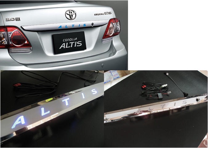 Đèn LED đuôi xe ô tô lắp trên Toyota Altis