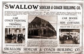Swallow Sidecar Company ngày đầu chỉ là cơ sở 2 tầng gác