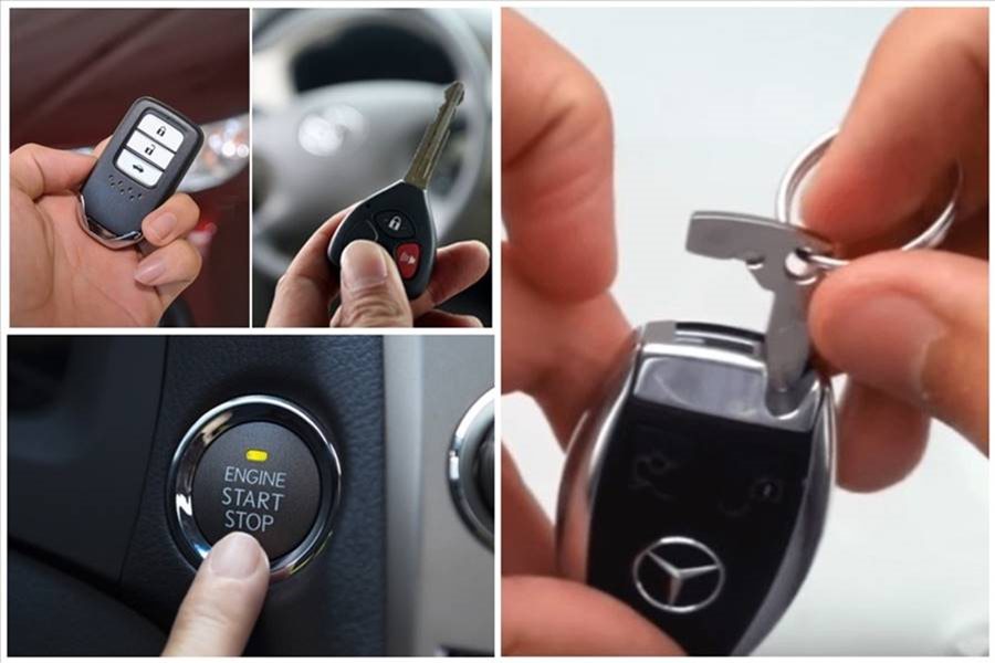 Khoá ô tô điện tử hết pin hoặc chìa khóa bị lỗi