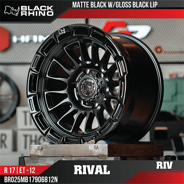 Đồ chơi xe ô tô Bình Dương - Thay mâm Black Rhino Rival