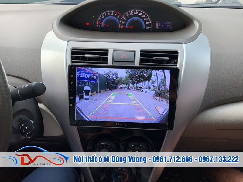 Hệ thống xử lý âm thanh kỹ thuật số tích hợp trong màn hình xe ô tô Vios 2010