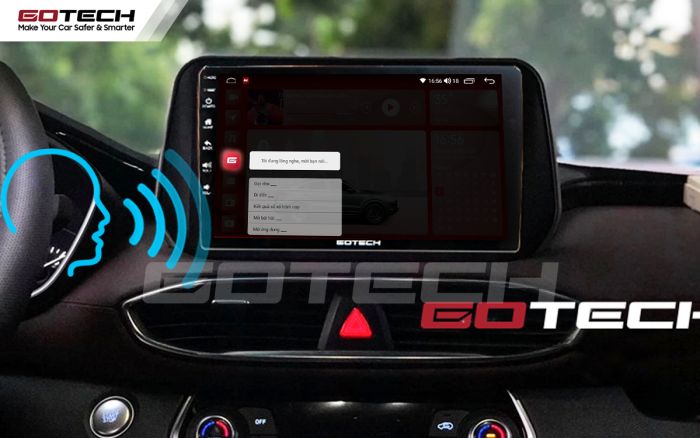 Màn hình GOTECH hỗ trợ ra lệnh giọng nói