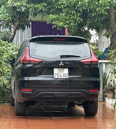 Chiếc xe Mitsubishi Xpander bị mất trộm được tìm thấy tại Phú Thọ