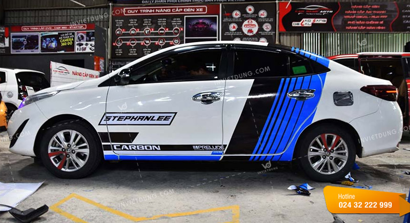 Nơi dán decal xe ô tô tại Hà Nội uy tín