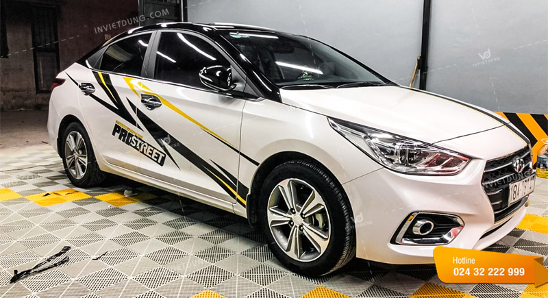 Chi phí dán decal xe ô tô tại Hà Nội