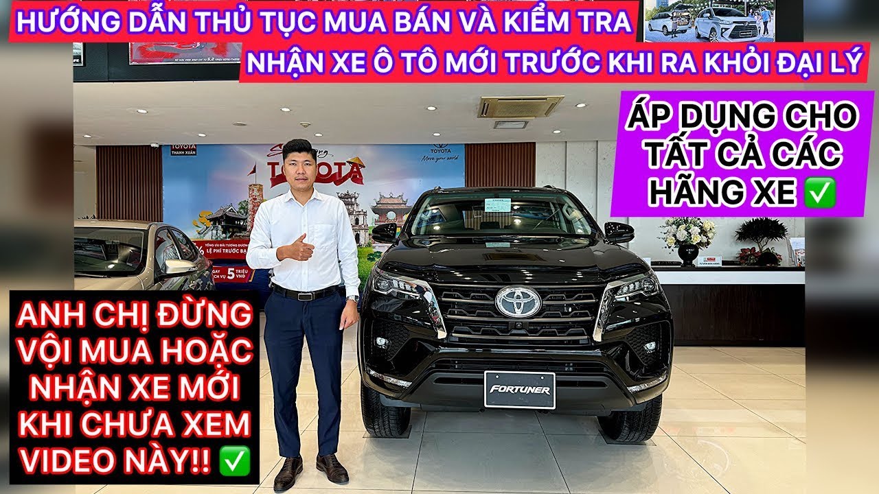 Thủ tục giao nhận xe ô tô: Hướng dẫn chi tiết từ A đến Z