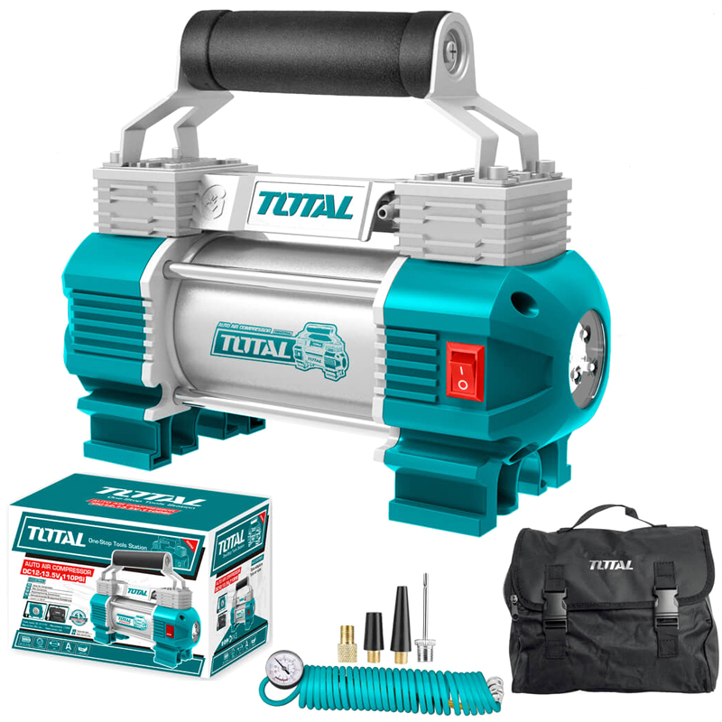 Review Máy Bơm Hơi Lốp Xe Total TTAC2506T Mới Nhất