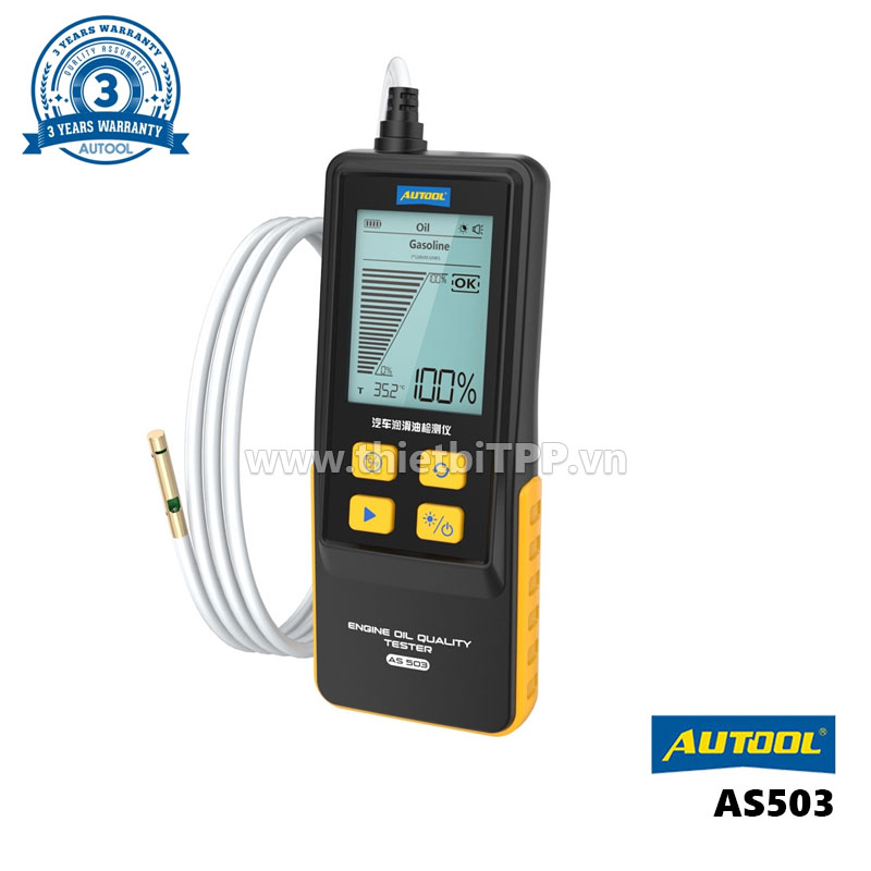 Máy Autool AS503 hỗ trợ kiểm tra dầu phanh xe ô tô