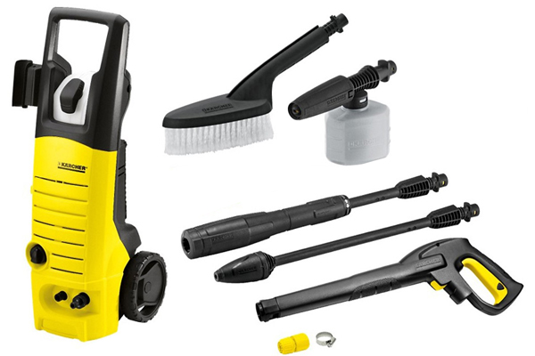 máy rửa xe ô tô của đức Karcher K3 450 gọn nhẹ cho gia đình