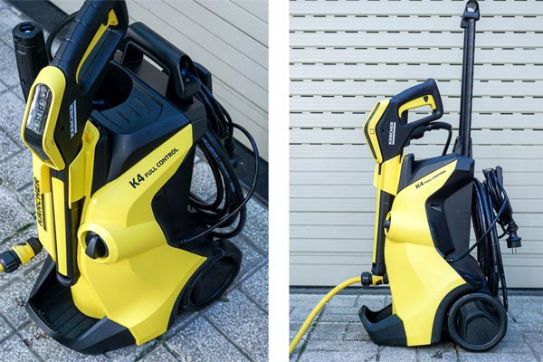 máy rửa xe ô tô của đức Karcher K4 Full Control điều chỉnh áp lực