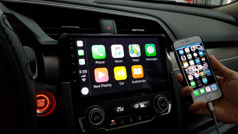 Gọi điện thoại rảnh tay qua kết nối Bluetooth trên đầu DVD xe ô tô