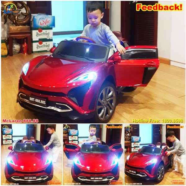 Siêu xe ô tô điện trẻ em dáng McLaren