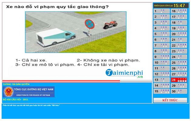 Mẹo thi lý thuyết B2 phần sa hình, bộ câu hỏi 450 câu mới nhất