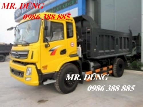Xe tải ben 1 cầu Cuulong đang hoạt động