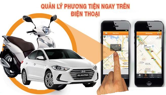 Hệ thống giám sát xe ô tô qua ứng dụng định vị