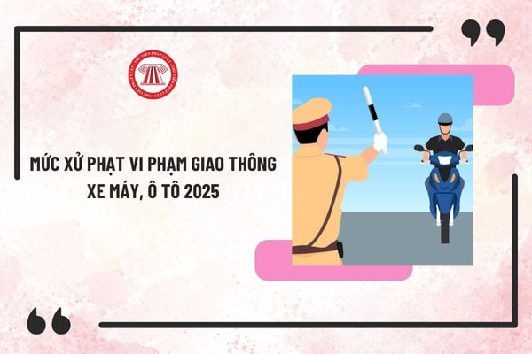 Biểu đồ mức phạt vi phạm giao thông xe ô tô và xe máy theo Nghị định 168