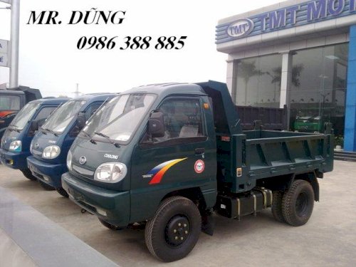 Xe tải ben 2 cầu Cuulong trên công trường