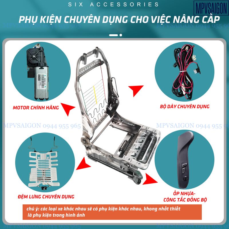 Thợ kỹ thuật đang tiến hành độ ghế xe ô tô