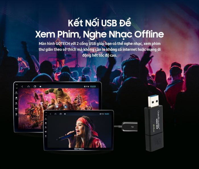 Giải trí trực tuyến trên màn hình lắp trên xe ô tô