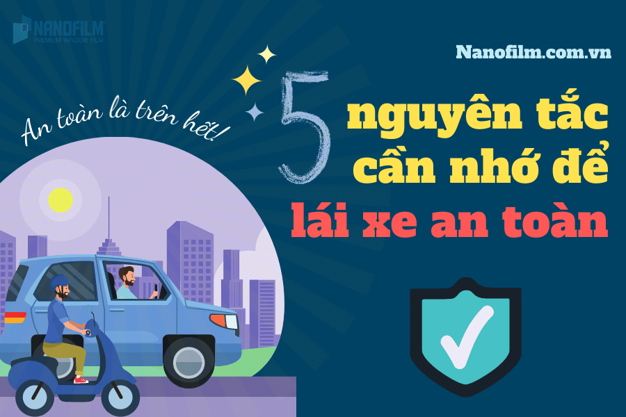 Xe ô tô trên đường: Kinh nghiệm lái an toàn
