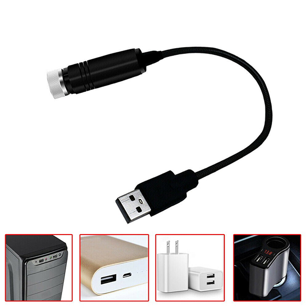 Đèn chiếu trần bầu trời sao xe ô tô kết nối nguồn qua cổng USB