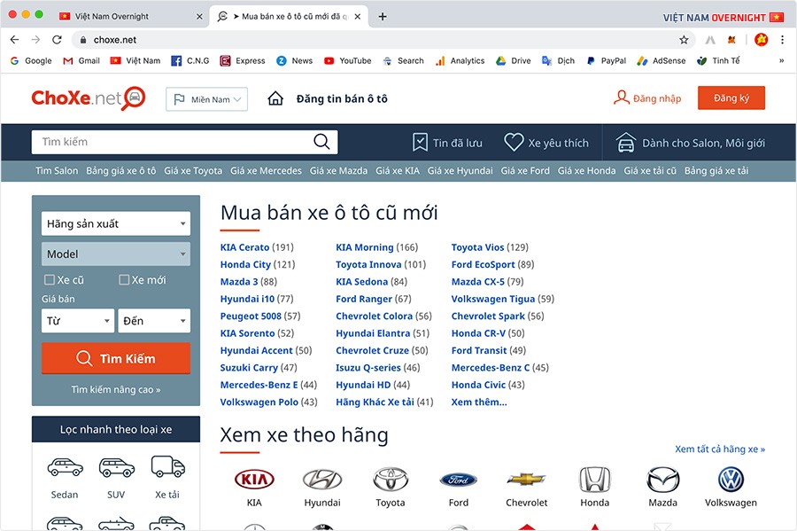 Chợ Xe - Mua bán ô tô và xe máy