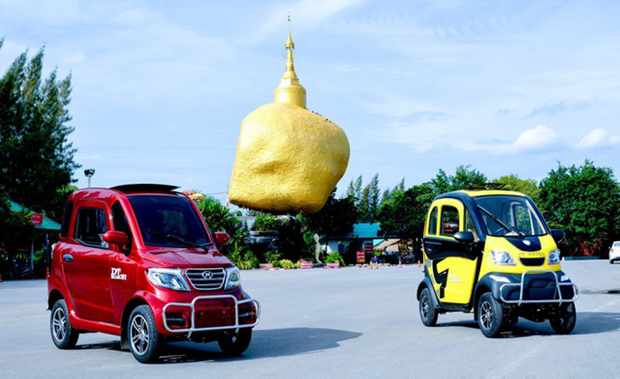 Xe ô tô điện mini Thái Lan đang gây sốt