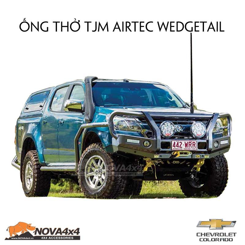 Ống thở xe ô tô TJM Airtec được lắp đặt trên xe Chevrolet Colorado