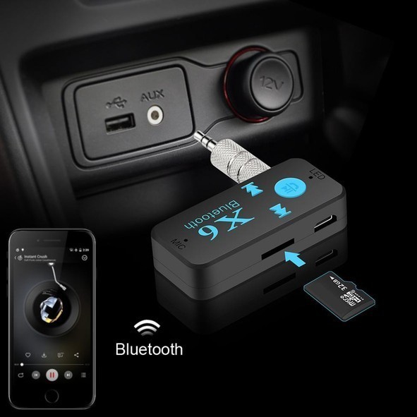 Cận cảnh thiết bị bluetooth X6 cho xe ô tô