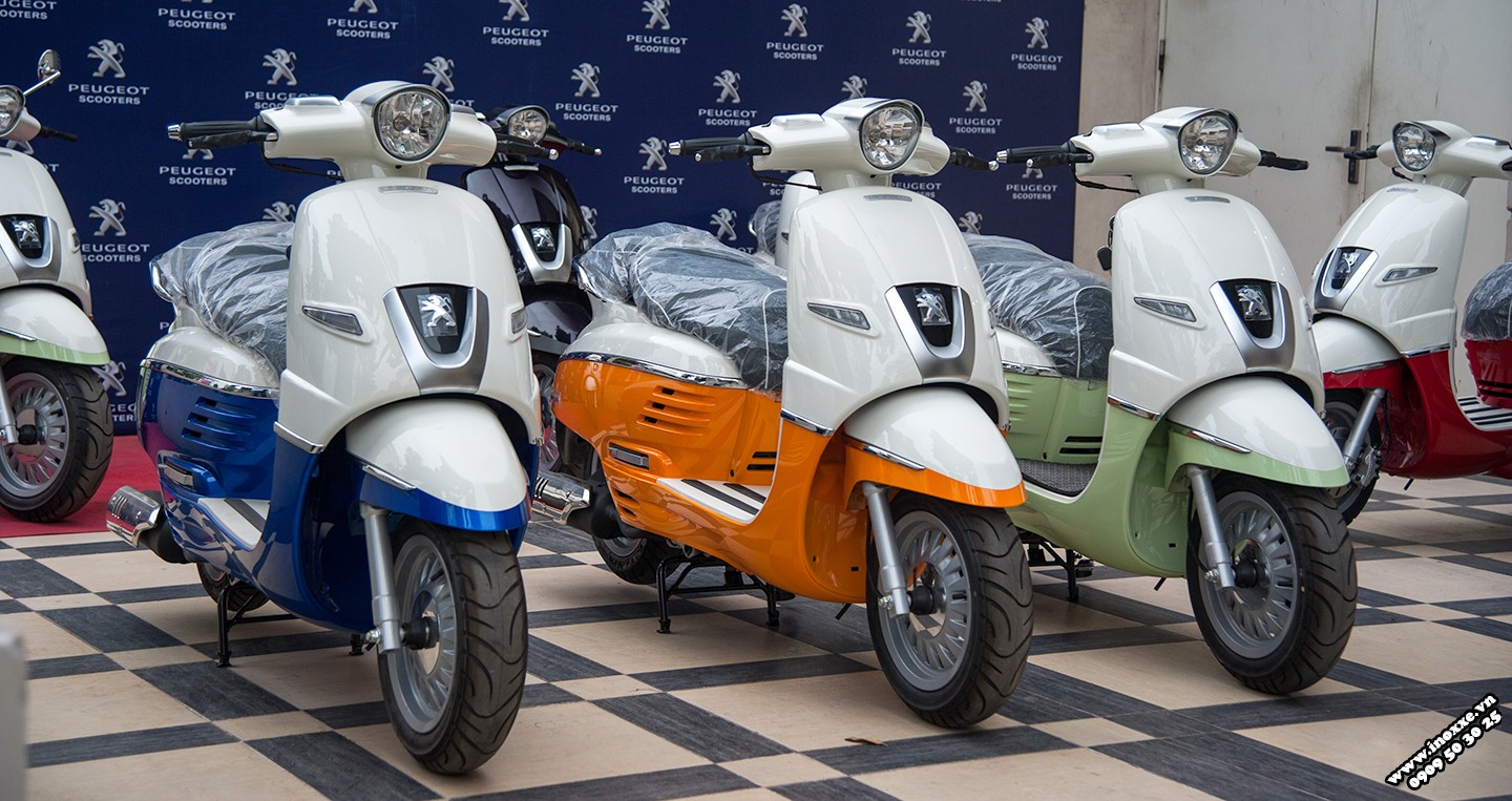 Peugeot Django với 3 phiên bản màu sắc nổi bật