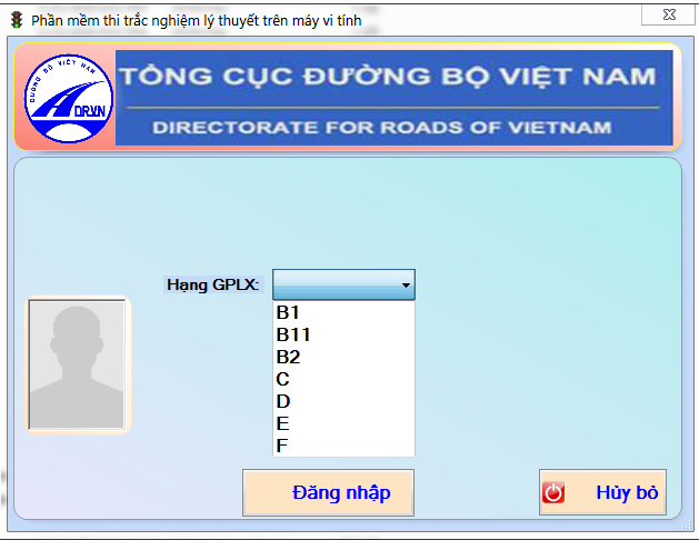 Phần mềm sát hạch lái xe ô tô bộ 600 câu hỏi