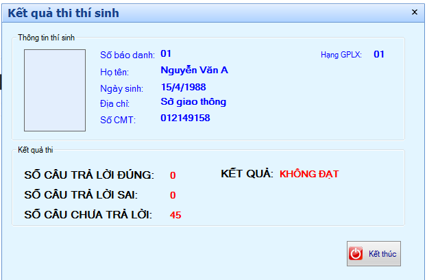 Phần mềm sát hạch lái xe ô tô bộ 600 câu hỏi