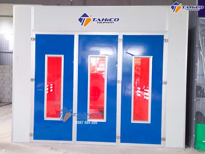 Toàn cảnh phòng sơn xe ô tô tiêu chuẩn