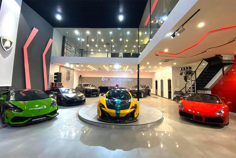 Thiết kế showroom trưng bày xe ô tô hút khách