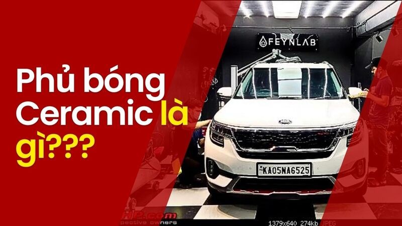 Phủ bóng Ceramic ô tô là gì