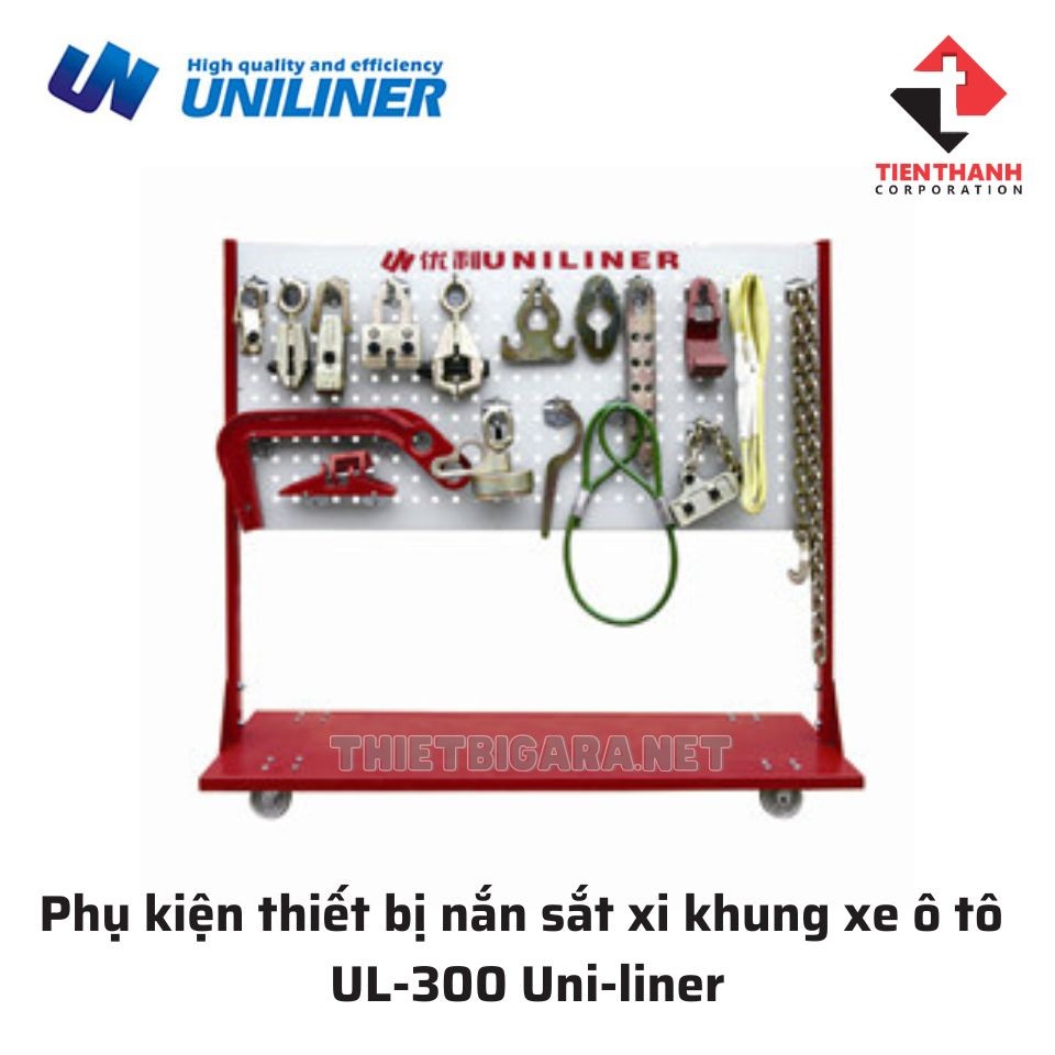 Các phụ kiện đi kèm thiết bị nắn khung xe ô tô UL-300 Uni-liner