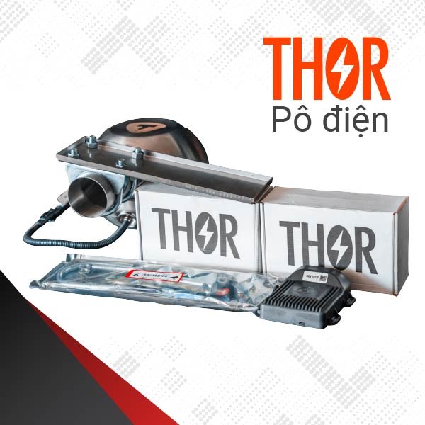 Đồ chơi xe ô tô Bình Dương - Độ pô điện Thor cho xe
