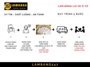 Quy trình làm bằng lái xe ô tô tại Làm Bằng 247
