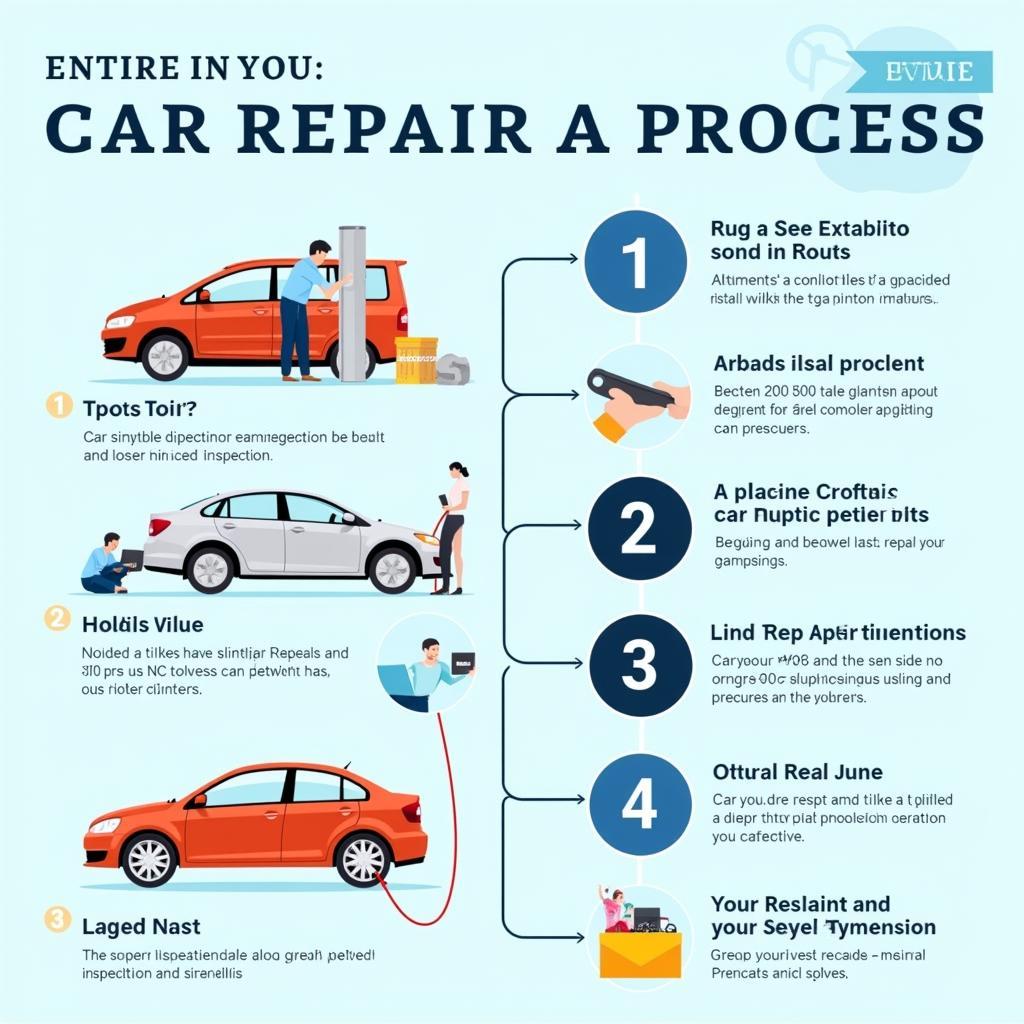 Toàn bộ quy trình sửa chữa xe ô tô từ tiếp nhận đến bàn giao