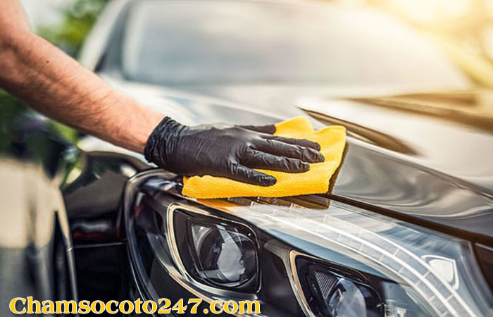Rửa xe ô tô quận 5 xong, xe sáng bóng