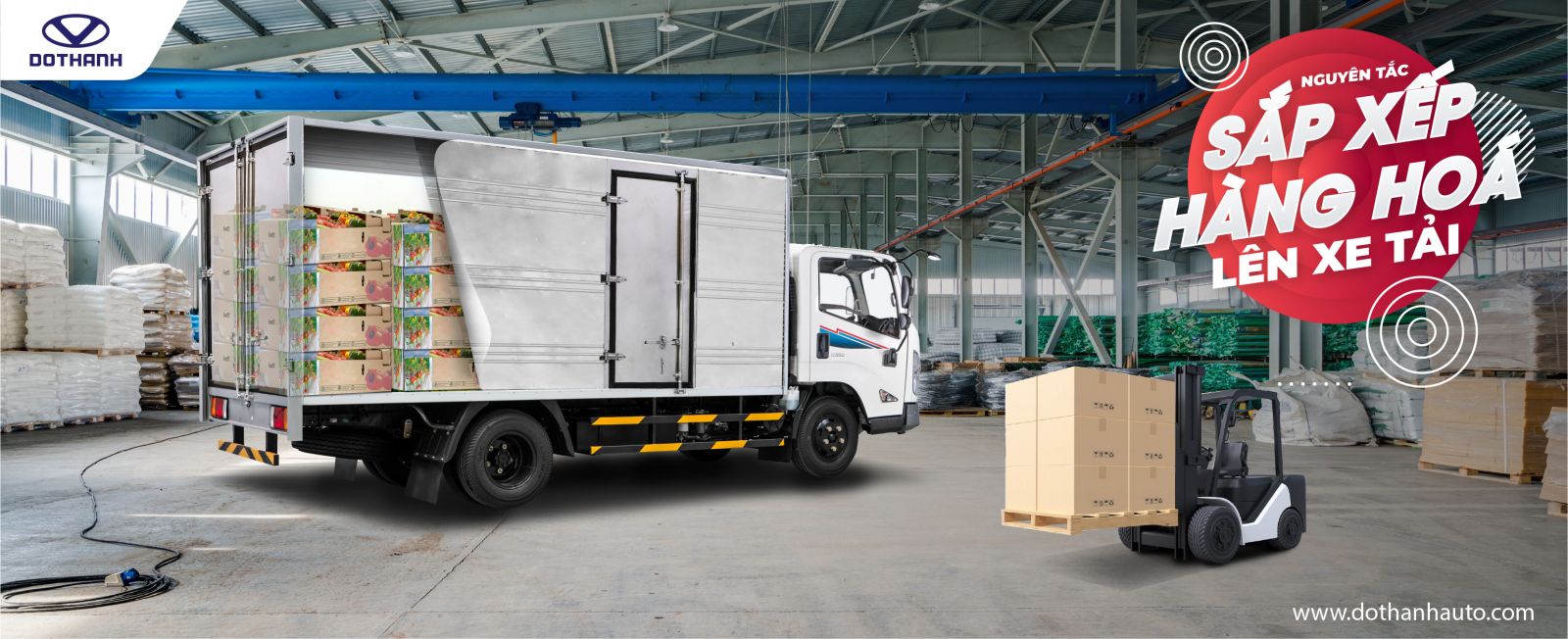 Quy định về xếp hàng hóa trên xe ô tô