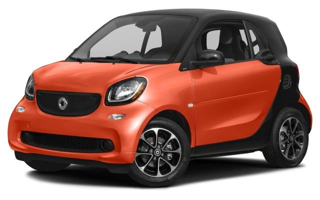 Đầu xe ô tô 2 chỗ Smart Fortwo màu trắng