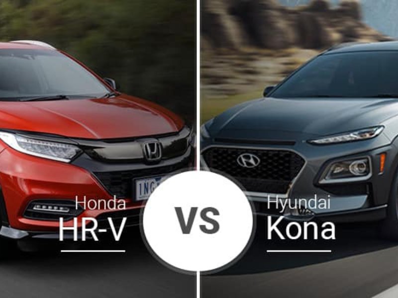 Đối đầu giữa ô tô Hyundai Kona và Honda HR-V