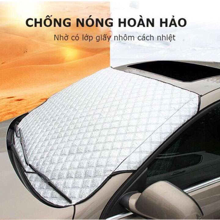 Tấm chắn nắng kính lái giúp giảm nhiệt độ trong cabin xe ô tô