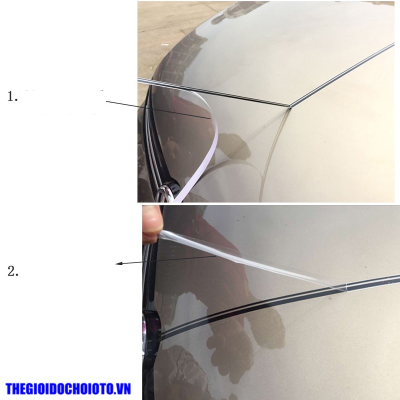 Cuộn Decal chỉ viền dùng để trang trí thân xe ô tô
