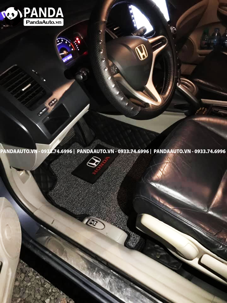 Thảm lót sàn 5D, 6D bọc ghế lái cho xe ô tô Honda Civic cũ