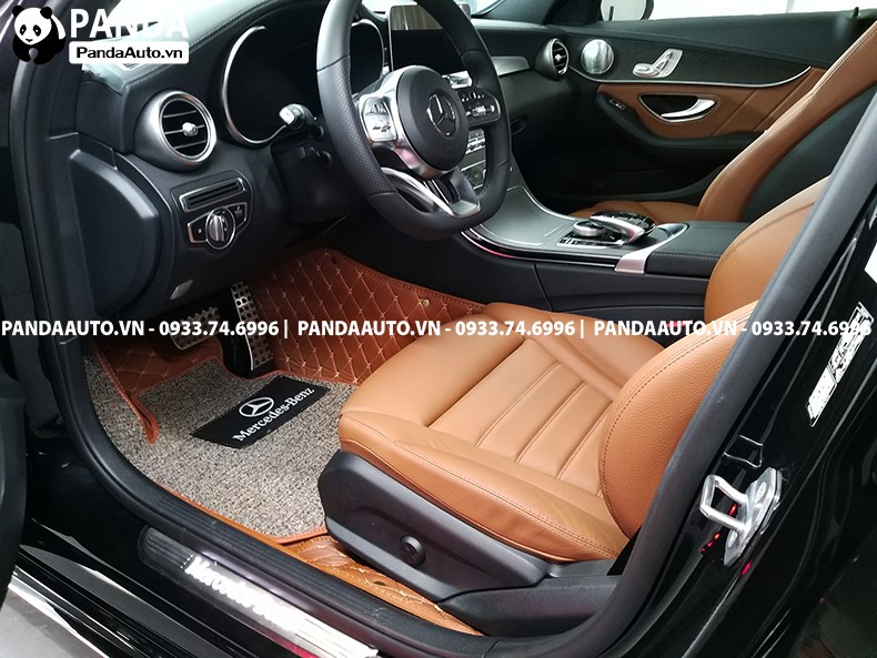Thảm lót sàn ô tô 5D, 6D xe Mercedes Benz C250