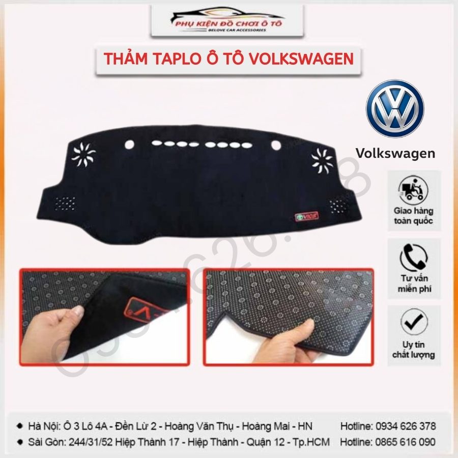 Thảm Phủ Taplo Xe Ô Tô Volkswagen: Bảo Vệ & Nâng Tầm Nội Thất