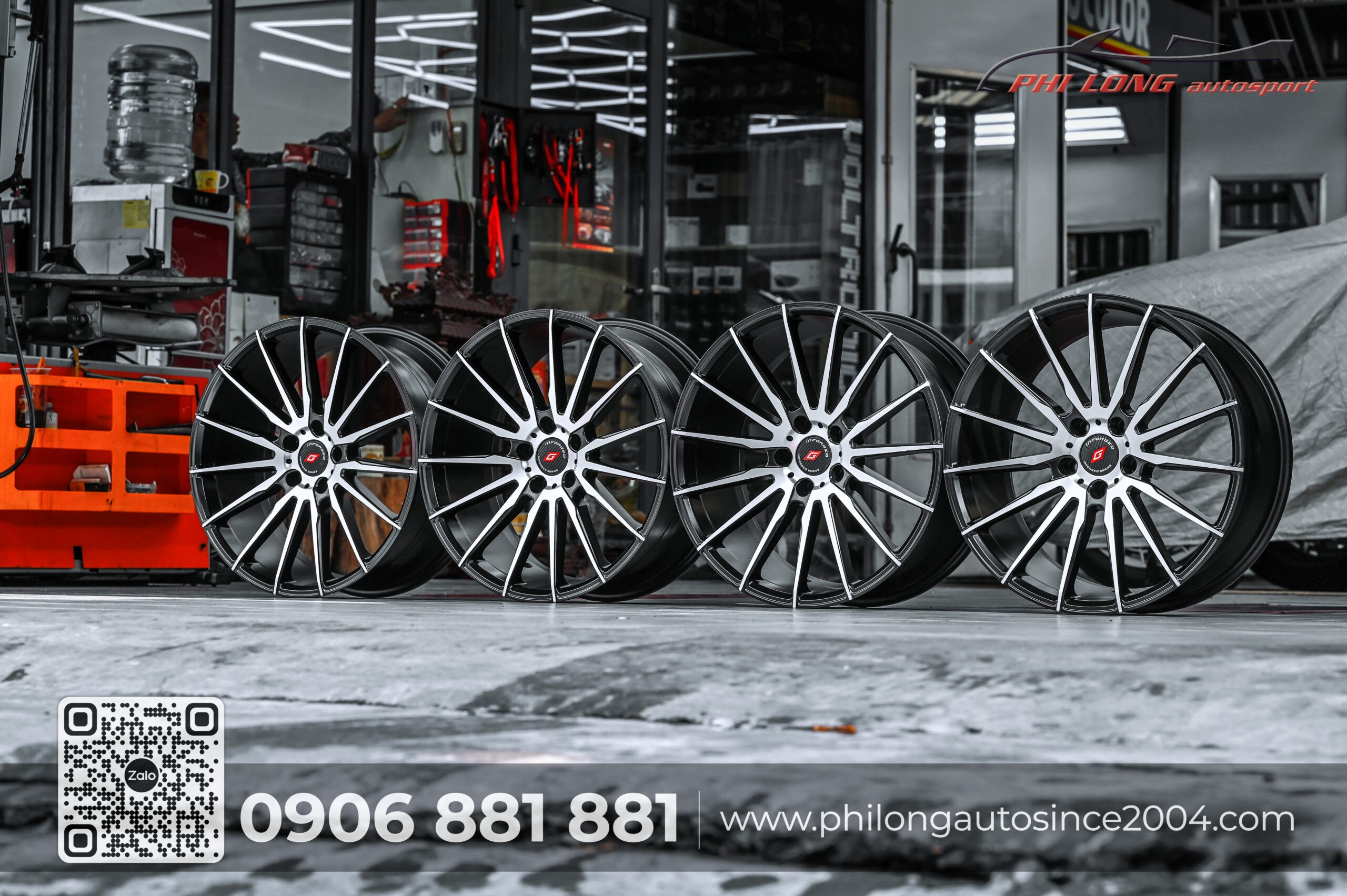 Mẫu mâm xe ô tô đẹp thương hiệu Inforged